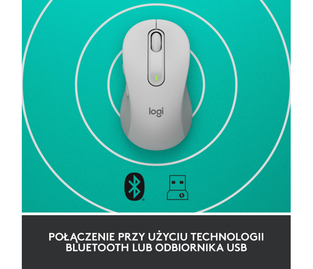 LOGITECH Signature M650 Wireless Mouse Biala - 713349 - zdjęcie 9